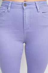 Velvet Heart Mid Waist Skinny Jean Stretch Button & Zipper Fly Closure with Pockets by Curated Brands