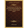 Reminiscences Of The Late Reverend Samuel Hopkins Of Newport, Rhode Island (1843)