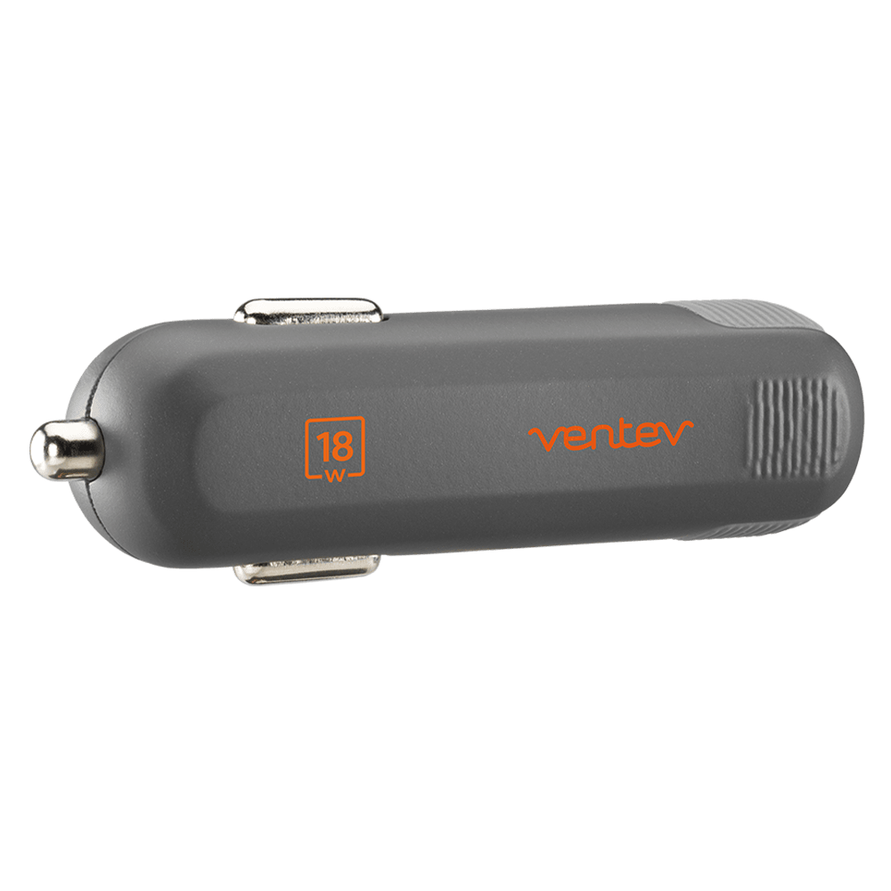 Ventev PD 18W dashport pd1180 USB C Car Charger Gray by Ventev