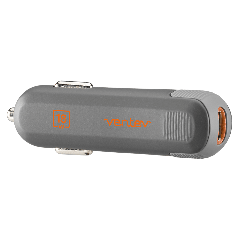 Ventev PD 18W dashport pd1180 USB C Car Charger Gray by Ventev