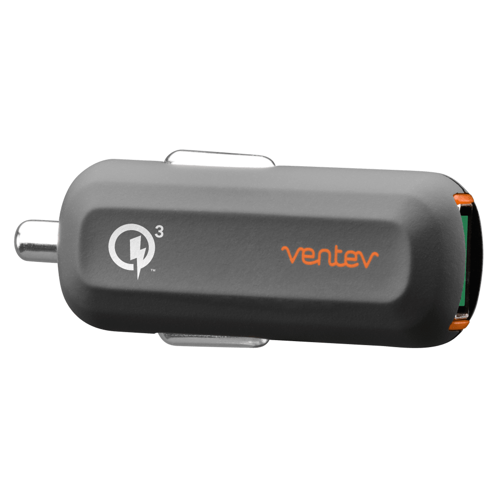 Ventev QC3.0 24W dashport rq1300 mini USB A Car Charger Gray by Ventev