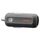 Ventev QC3.0 24W dashport rq1300 mini USB A Car Charger Gray by Ventev