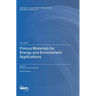 Porous Materials for Energy and Environment Applications