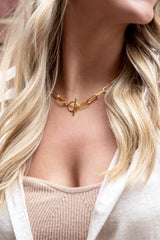 Luxe Gold Chunky Paper Clip Chain - 18" by Spiffy & Splendid