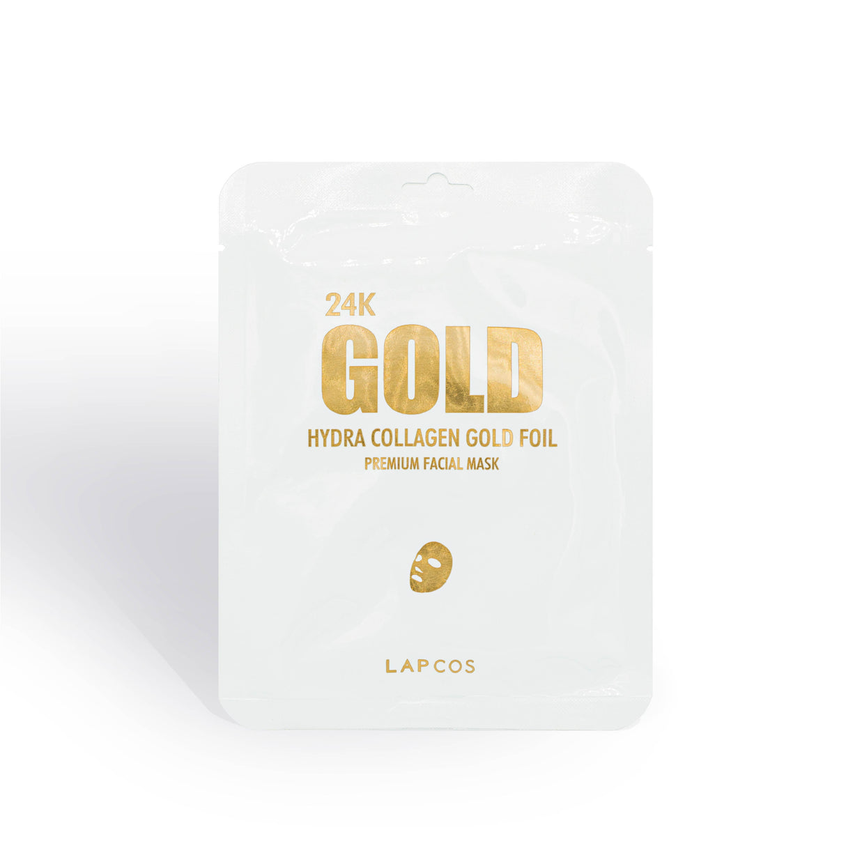 24K Gold Foil Premium Face Mask by LAPCOS