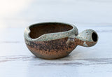 Brown Matcha Bowl with Spout by Aprika Life