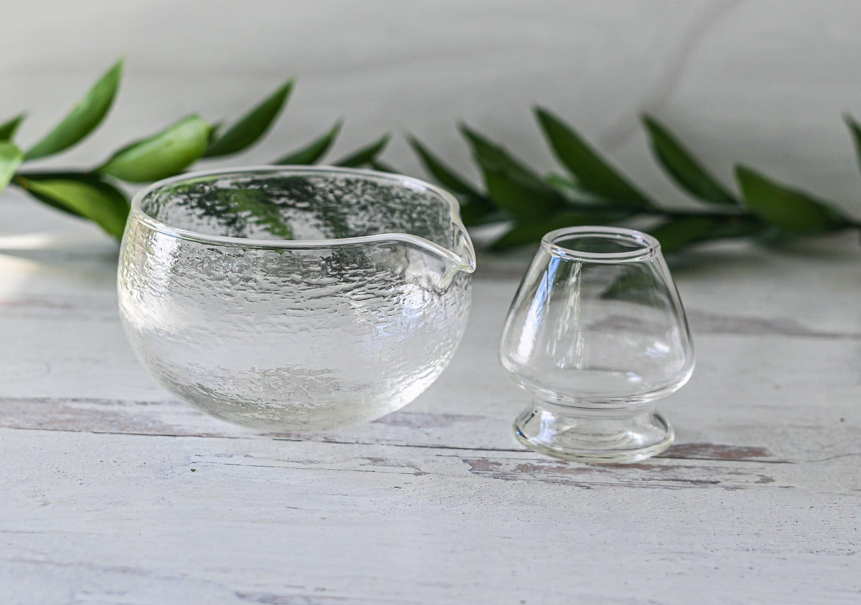 Textured Glass Matcha Set by Aprika Life