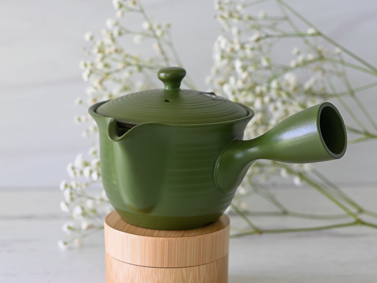 Handcrafted Japanese Kyusu Teapot with Filters (380ml) by Aprika Life