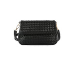 Woven flap over clutch by hfstylish