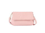 Woven flap over clutch by hfstylish