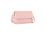 Woven flap over clutch by hfstylish