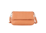 Woven flap over clutch by hfstylish