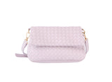 Woven flap over clutch by hfstylish