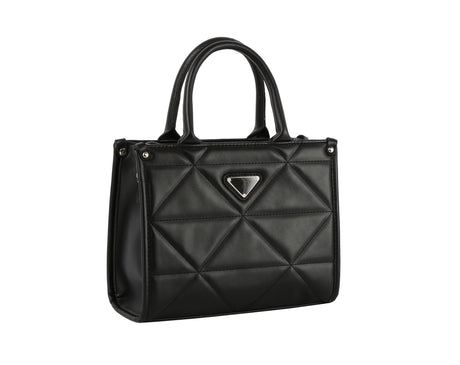 Triangle quilted tote bag by hfstylish