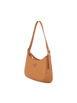 Structured half moon shoulder bag by hfstylish