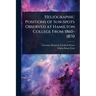 Heliographic Positions of Sun-spots Observed at Hamilton College From 1860-1870