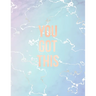 You Got This: Inspirational Quote Notebook, Elegant Blue Marble and Rose Gold - 8.5 x 11, 120 College Ruled Pages