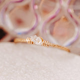 Dainty Crystal Ring by Salt and Sparkle