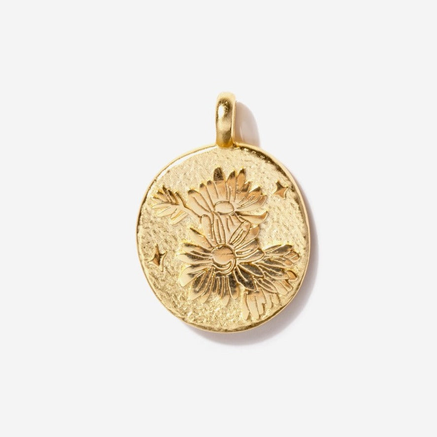 Birth Flower Charm by Little Sky Stone