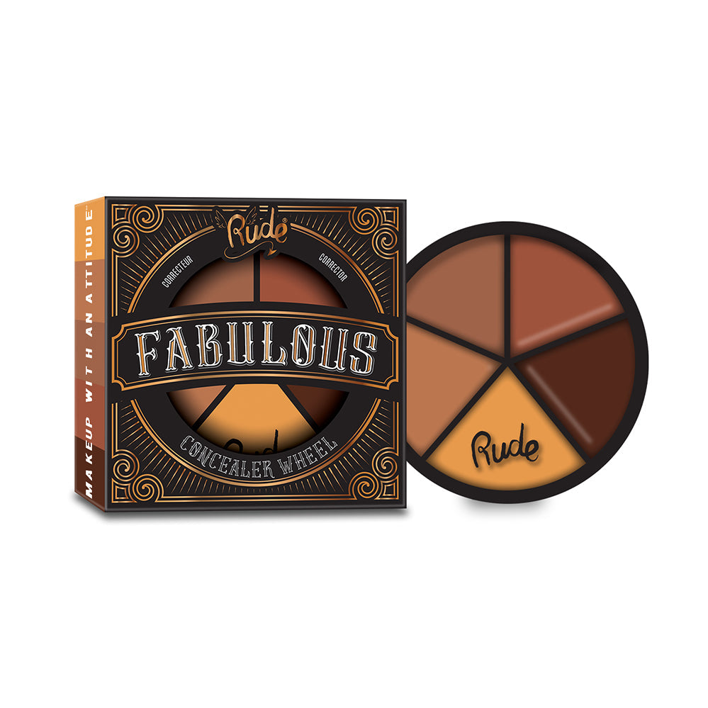 RUDE Fabulous Concealer Wheel - Dark