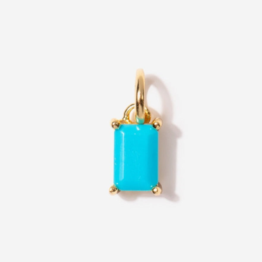 Turquoise Necklace Charm by Little Sky Stone