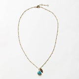 December Turquoise Birthstone Necklace by Tiny Rituals