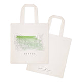 Denver Cityscape Cotton Canvas Tote Bag by The Cotton & Canvas Co.