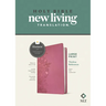 NLT Large Print Thinline Reference Bible, Filament Enabled (Leatherlike, Peony Pink, Red Letter)