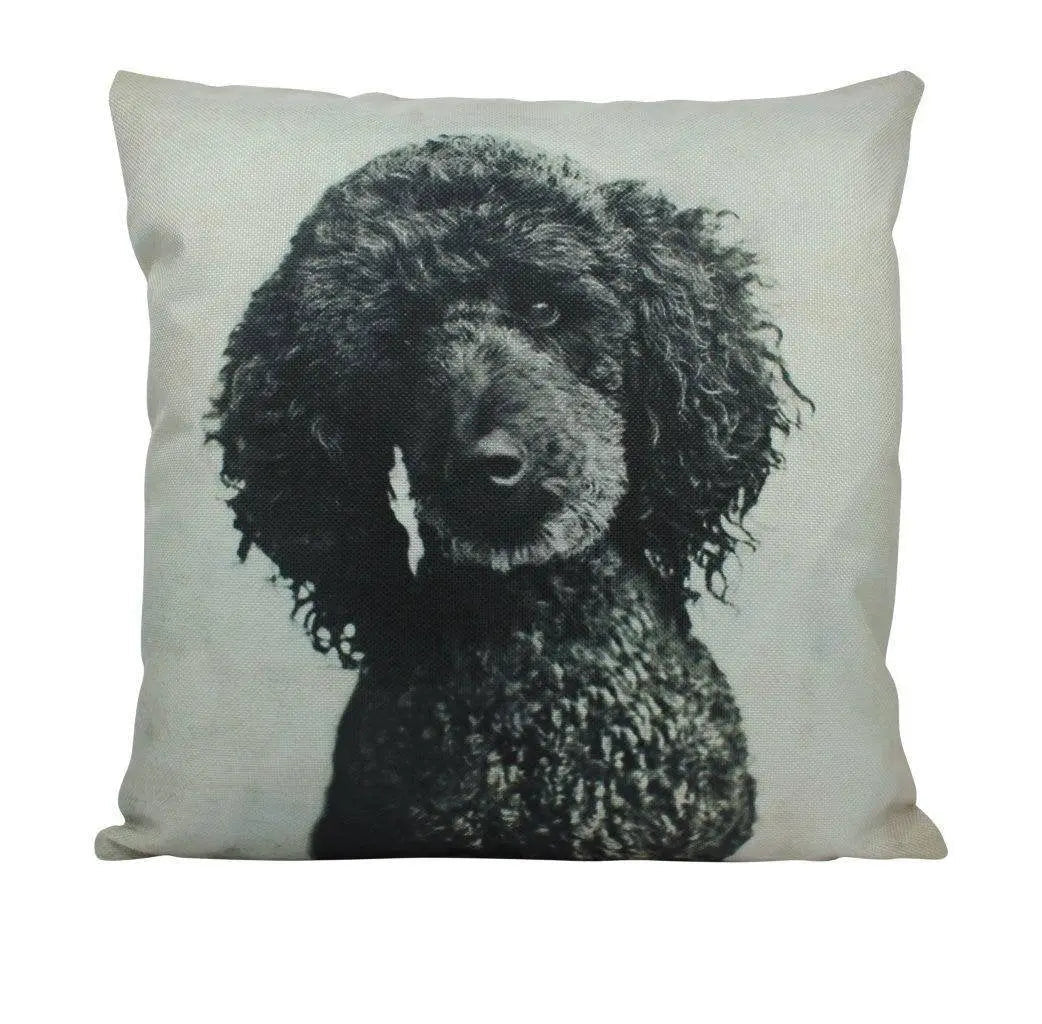 Dog | Black Poodle | Throw Pillow | Dogs | Home Decor | Custom Dog Pillow | Dog Mom | Large Dog |   Dog Mom Gift | Dog Lover Gift by UniikPillows