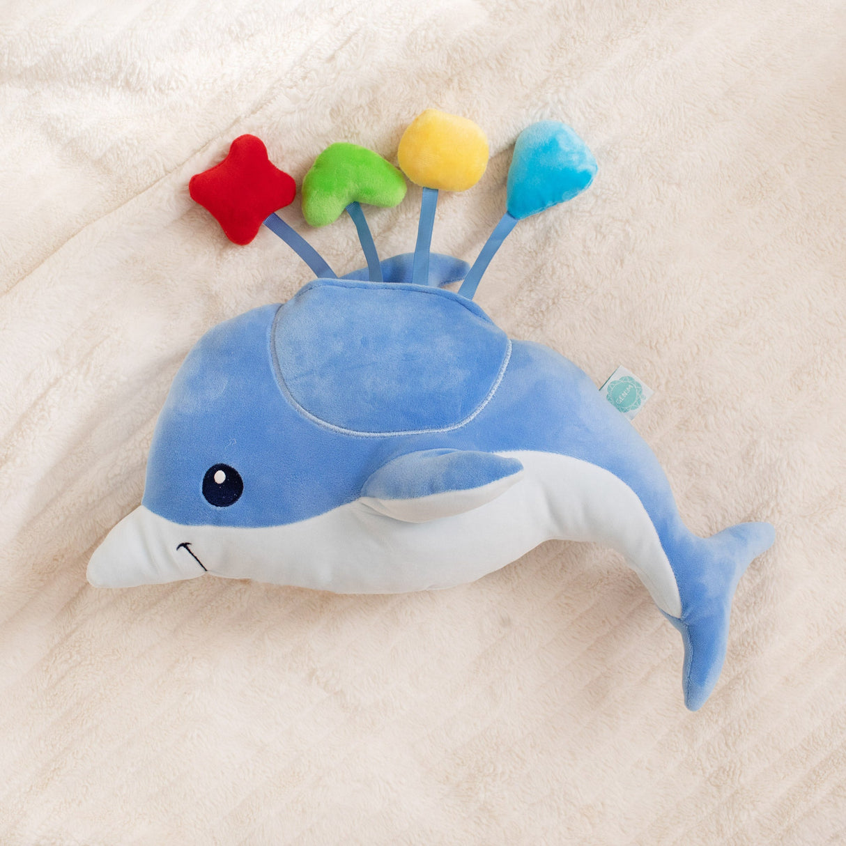 Blue Dolphin SnuggleBuddies Emotions Plush by Generation Mindful