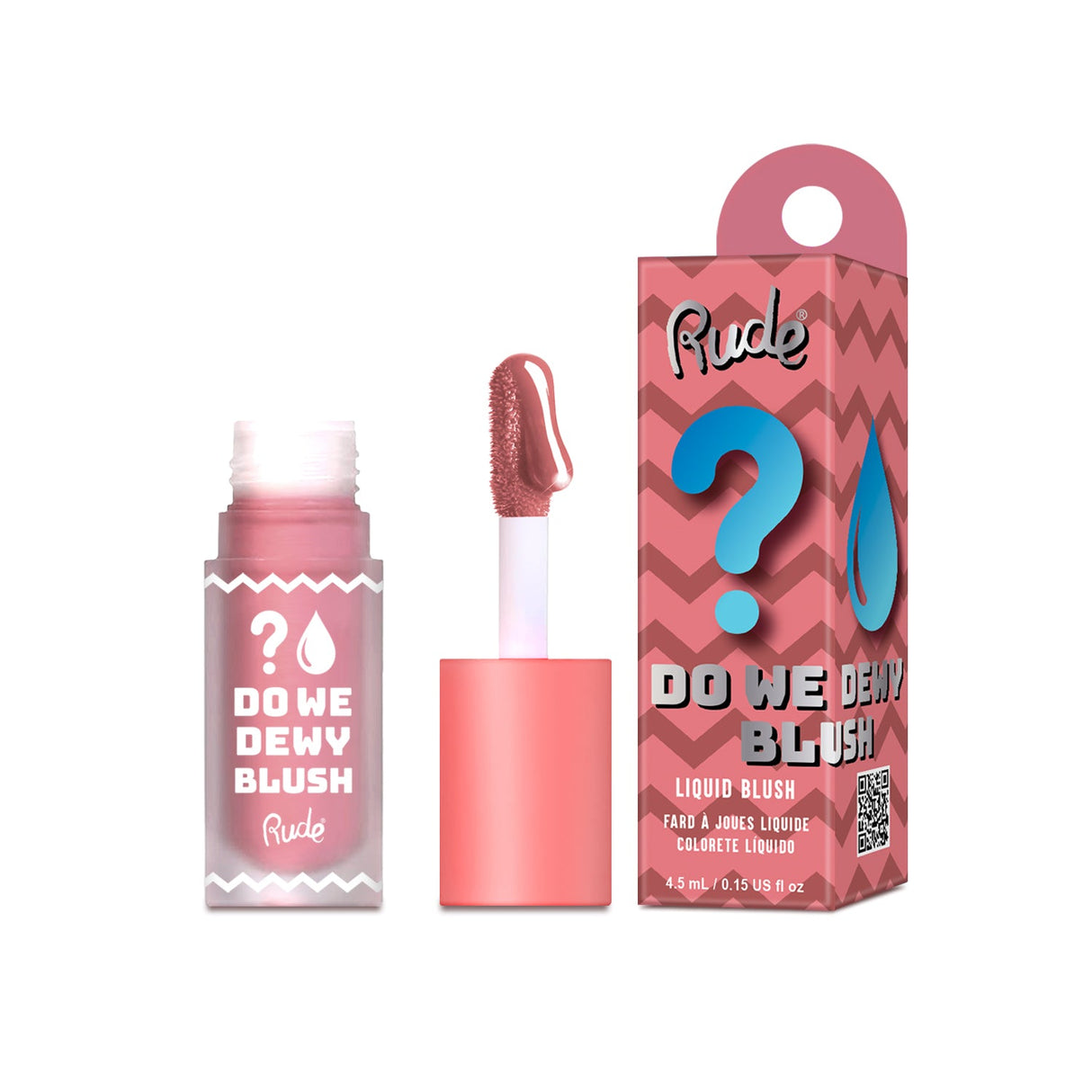 RUDE Do We Dewy Liquid Blush - Sandy Pink