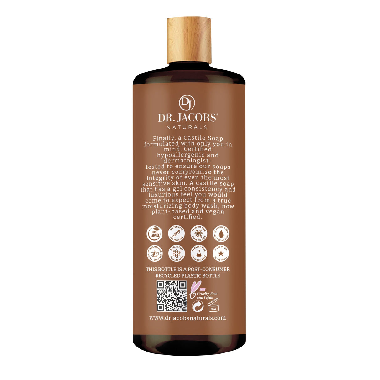 Sandalwood Castile Body Wash by Dr. Jacobs Naturals