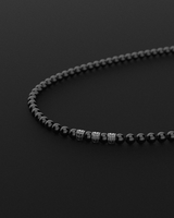 Onyx Necklace 8mm | Royale by Seekers Men's Jewelry