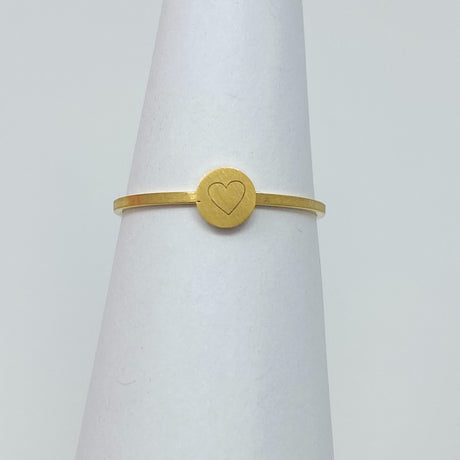 Tiny Disc Stackable Ring by Ellisonyoung.com