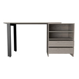 Pragma 120 Writing Desk, Two Drawers, Two Shelves by FM FURNITURE