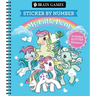 Brain Games - Sticker by Number: My Little Pony: Includes 1 Glitter Sticker Sheet to Complete Each Image!