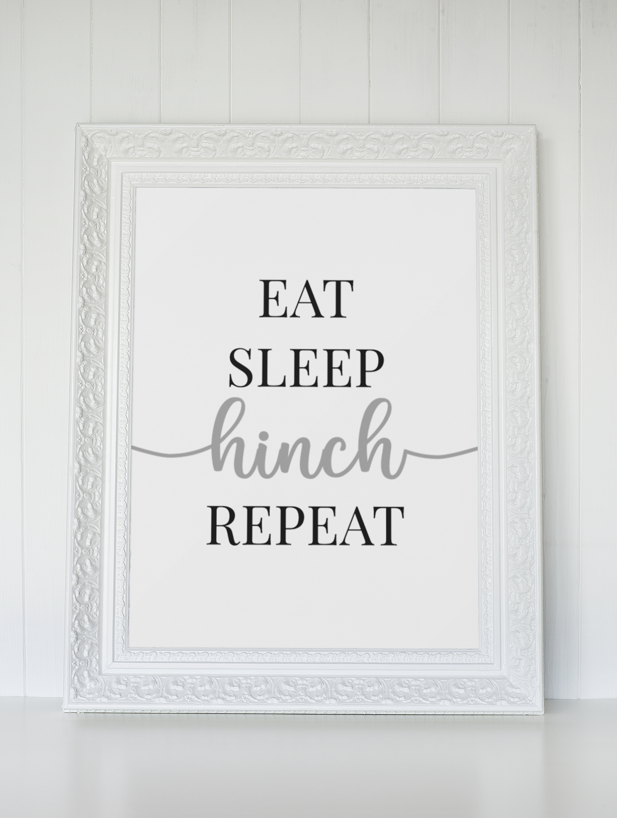 Eat Sleep Hinch Repeat 2 Cleaning Home Wall Decor Print by WinsterCreations™ Official Store