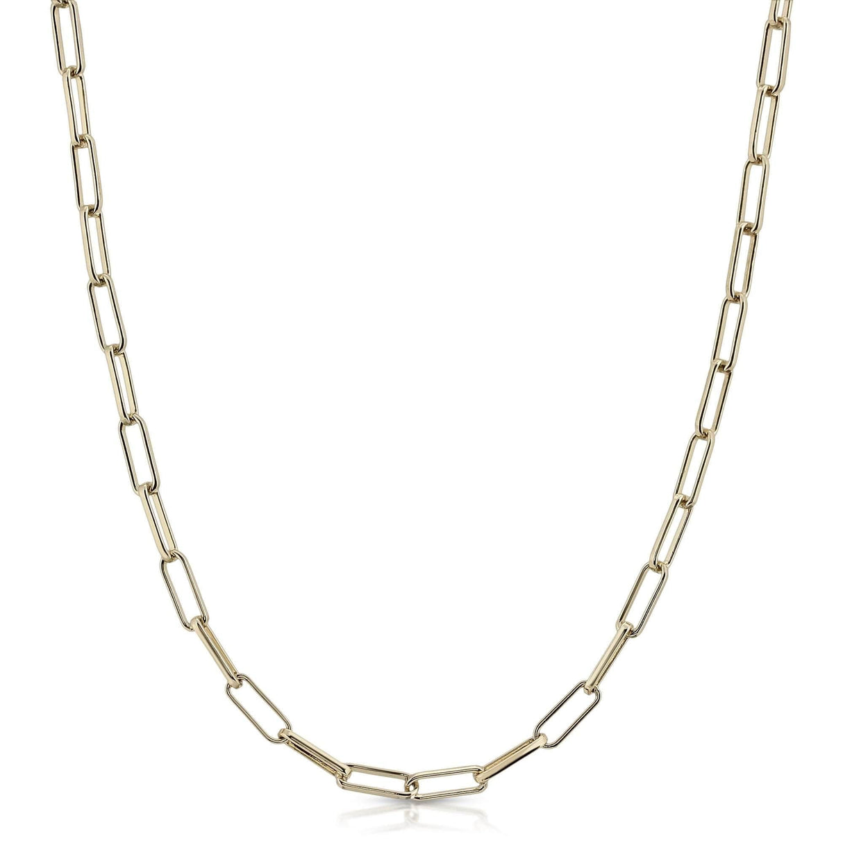 Elongated Link Chain by eklexic jewelry