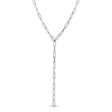 Elongated Link Lariat by eklexic jewelry