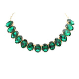 Oval Stone Evening Necklace by Madeline Love