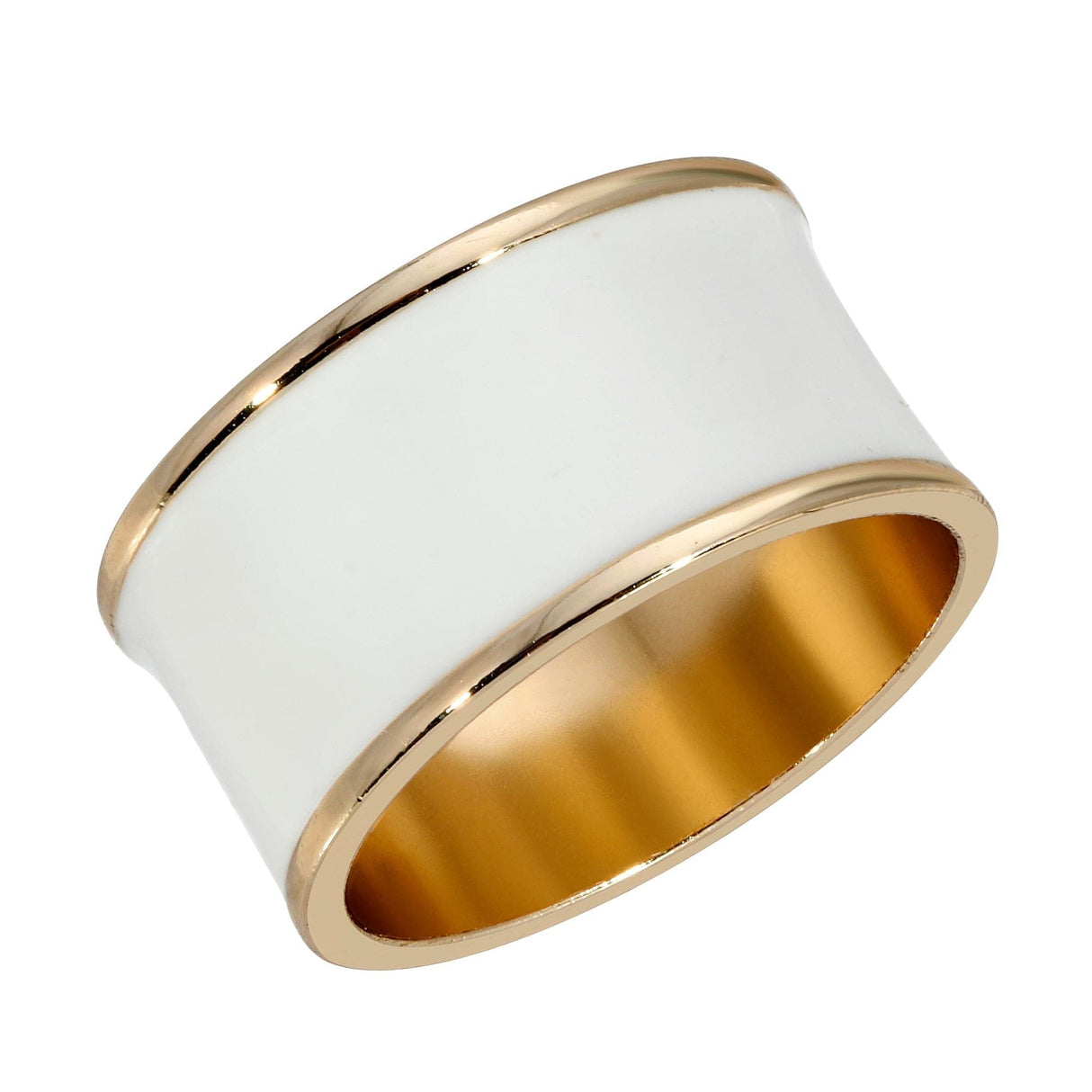 Enamel Concave Ring by eklexic jewelry