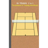 3D Tennis Tacticboard and Training Workbook: Tactics/strategies/drills for trainer/coaches, notebook, training, exercise, exercises, drills, practice,
