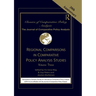 Regional Comparisons in Comparative Policy Analysis Studies: Volume Three