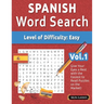 Spanish Word Search - Level of Difficulty: Easy - Vol.1 - Delta Classics - Give Your Eyes a Rest with the Easiest to Read Puzzles on the Market!