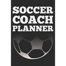 Soccer Coach: Black Coach Book for Soccer Game Planning and Training