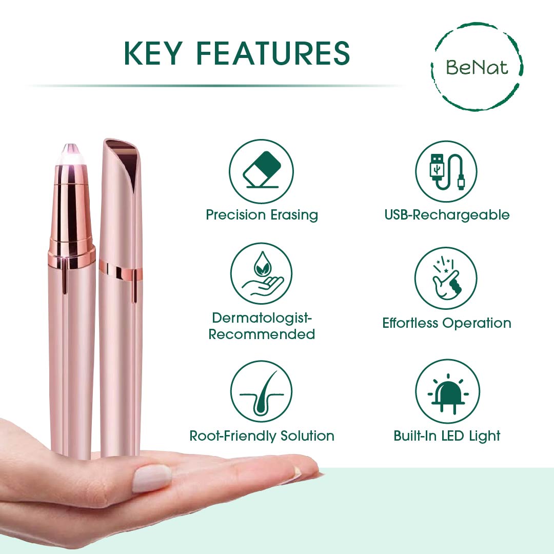 Rechargeable Eyebrow Hair Remover by BeNat