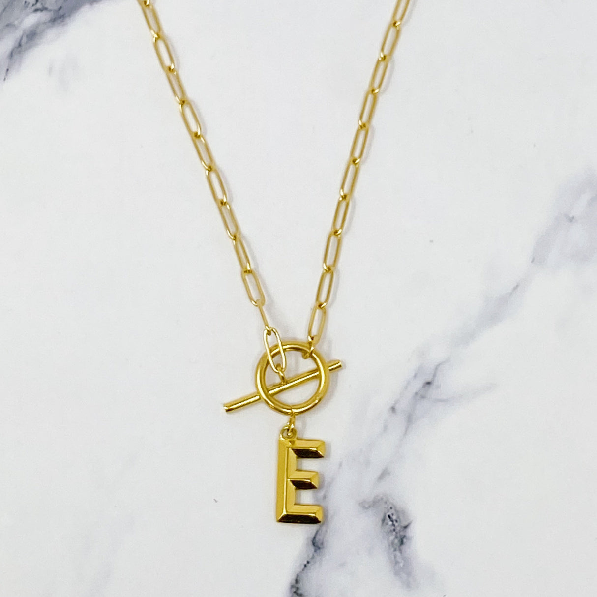 Modern Classic Initial Necklace by Ellisonyoung.com