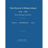 Vital Record of Rhode Island 1636-1850: Births, Marriages and Deaths: Portsmouth