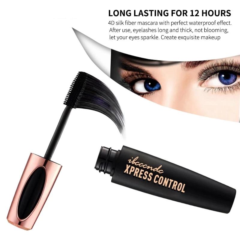 4D Silk Fiber Lash Mascara, Fiber Mascara, Waterproof，Long-Lasting 4d mascara by Js House