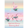 Alphabet Flower Coloring book: Perfect gift The beautiful alphabet flower design and mandala design coloring book